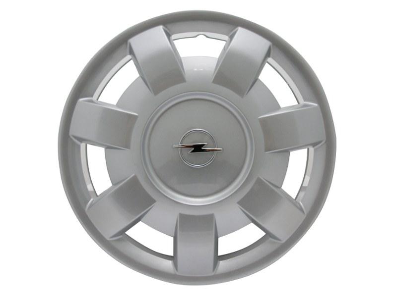 Corsa C CM DESIGN 14 Zoll Radzierblenden HEXAN Silver Radkappen passend für Fast alle OPEL wie z.B Silber