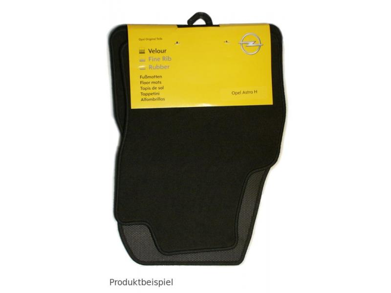 Original Opel Corsa D Fussmatten schwarz Matten 1724070 Autoteppich Velours 